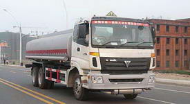 欧曼后双桥化工液体运输车图片