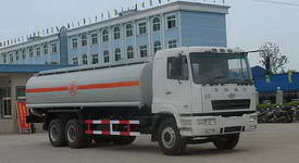 华菱后双桥化工液体运输车图片